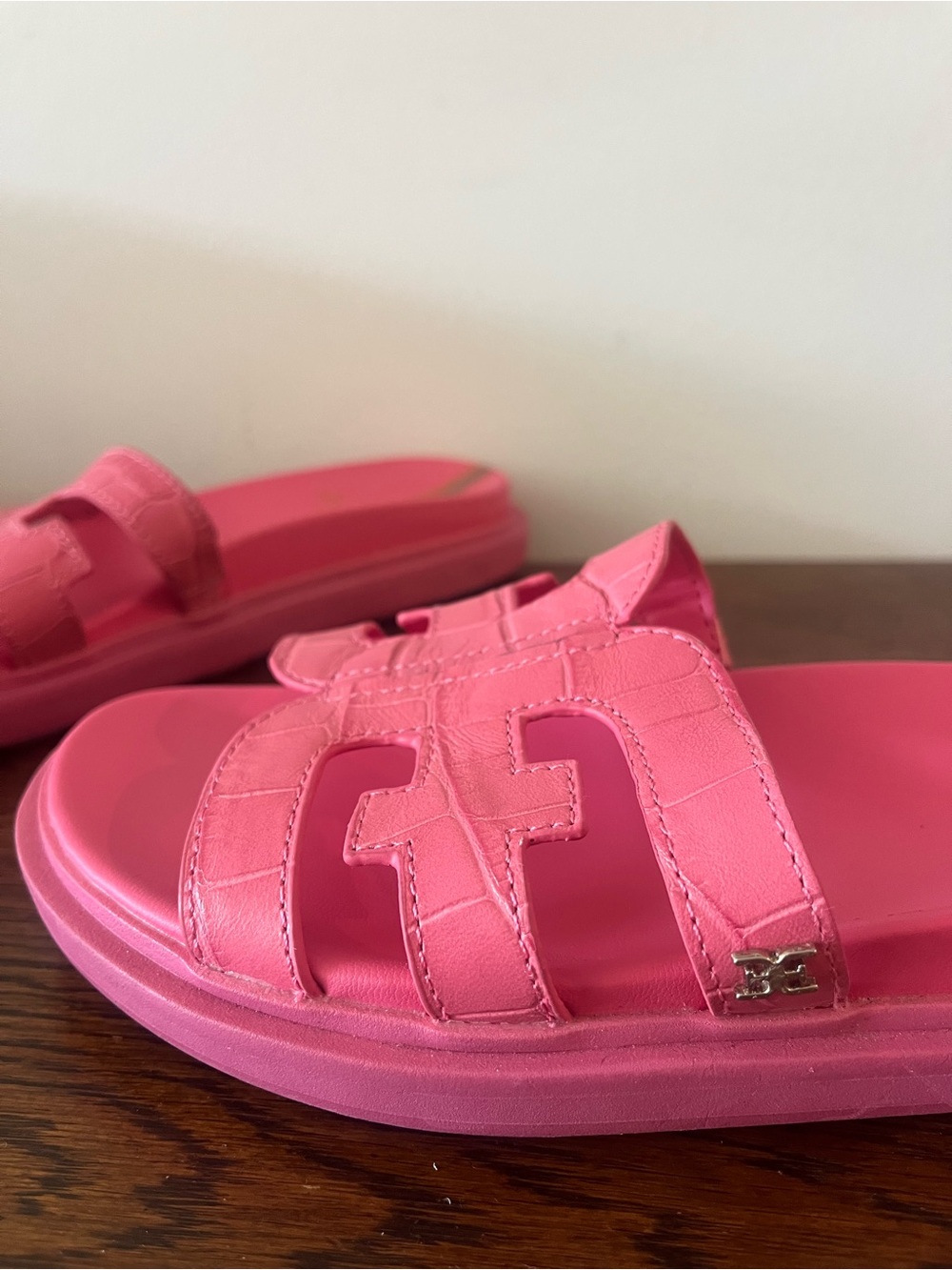 Pink Sam Edelman Slide Sandals - Picture 4 of 7